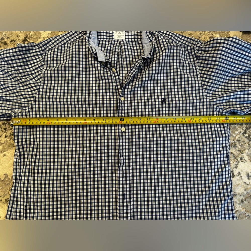 Brooks Brothers with embroidered logo Dress shirt size XL